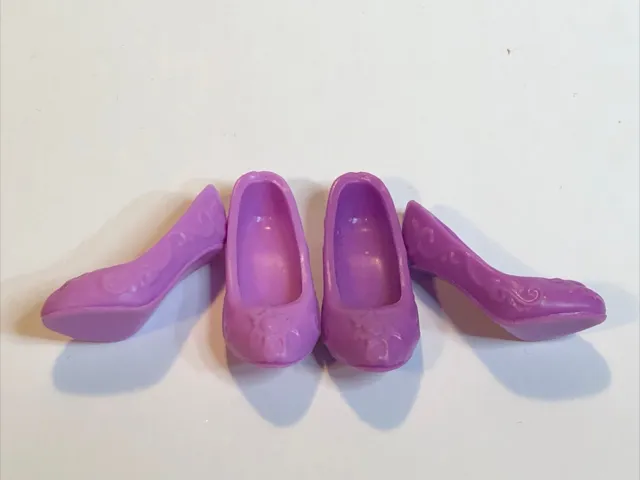 Fashion Doll Shoes Disney Princess Rapunzel ( 2 Shades Lilac ,  Pairs )