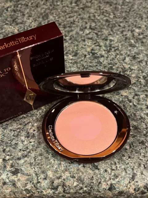 Charlotte Tilbury Cheek To Chic Swish Glow Blusher~Love Glow~NIB~Full Size