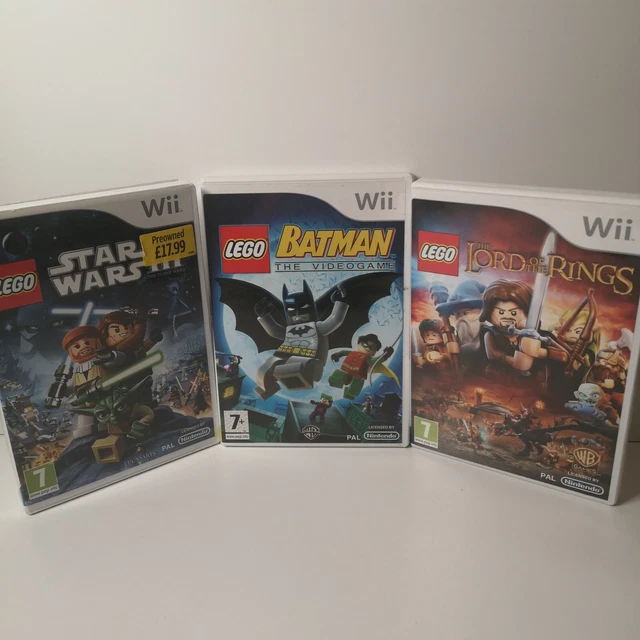Nintendo Wii Lego Bundle | Il Signore degli Anelli/Batman: Il Videogioco/Star Wars 3