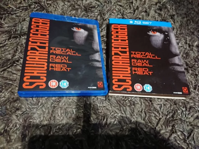 Total Recall /Red Heat /Raw Deal Arnold Schwarzenegger Collection (Blu-ray, 2010