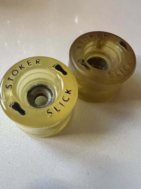 Vintage NOS 70s Stoker Slick Skateboard Wheels Old School Hobie Sims Rolls Royce