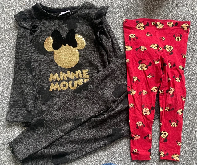 Girls Disney Clothes Bundle Age 3-4 Minnie Mouse