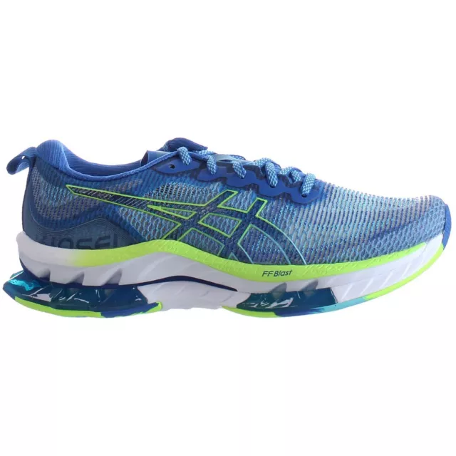 Asics Gel-Kinsei Blast LE Lace-Up Blue Synthetic Mens Trainers 1011B332_400