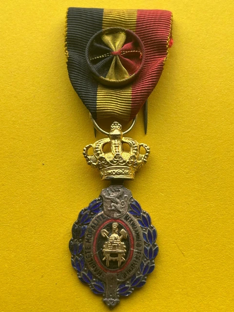 6675# BELGIQUE/ MÉDAILLE Belgique Habilité Moralité EUR 12,00