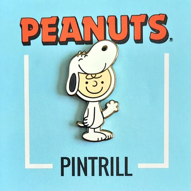 ⚡️RARE⚡ PINTRILL x PEANUTS Charlie Brown As Snoopy Pin *BRAND NEW* LIMITED ED.