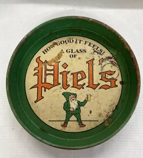 Original Vintage 1936 Piel's Beer Tray 13"