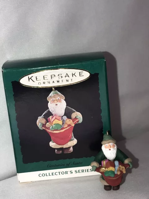 Hallmark Keepsake Miniature Christmas Ornament￼ Santa Claus 1995