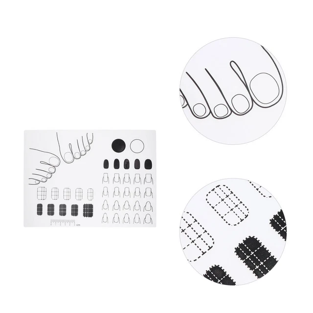 Almohadilla de manicura de silicona placa de sello de uñas herramienta nácar
