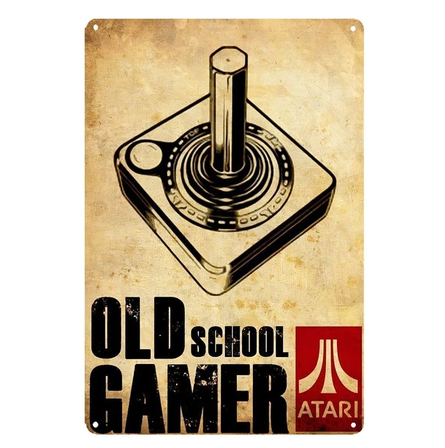 Atari Video Game Retro Metal Posters Tin Sign Wall Decoration 20x30cm Plaque