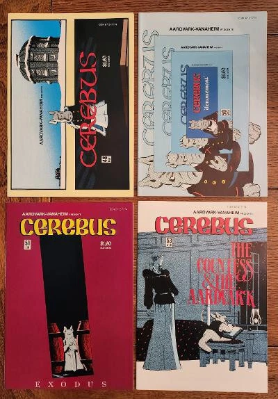 Cerebus #48, 50, 51 & 53, Lot of 4 - Aardvark-Vanaheim - 1983 - Dave Sim - VF+