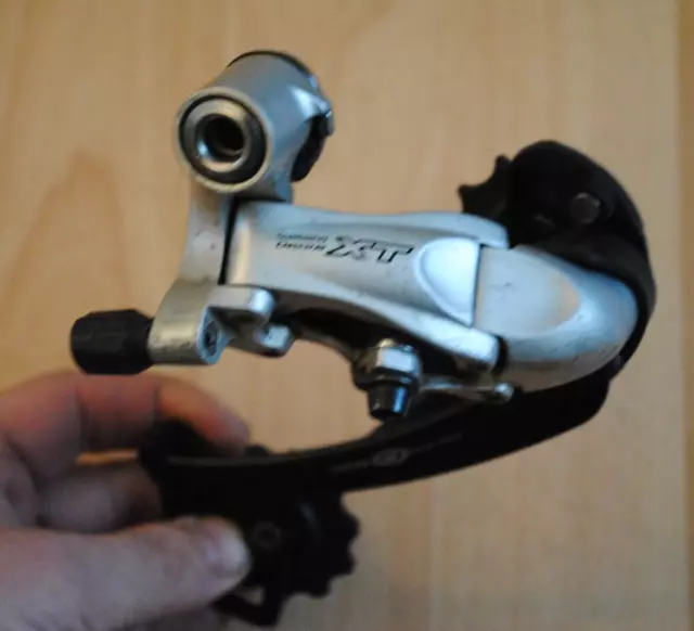 Shimano Deore XT M760 Rapid Rise Rear Deraillleur 9 Speed Long Cage