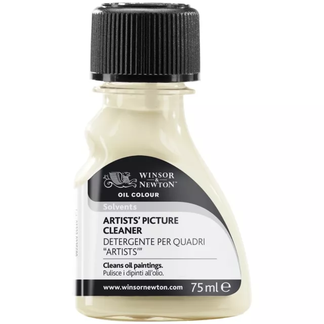 Winsor & Newton Oil Painting Mediums Solvents Artists' Picture Cleaner 75ml