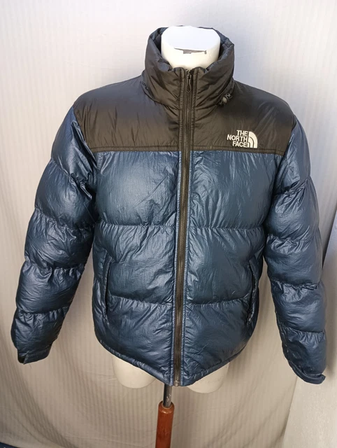 articolo a2518 giubbotto piumino the north face blu nero taglia M uomo , poliest