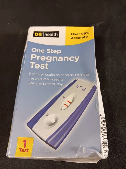 Prueba de embarazo de un solo paso DG Health caduca 02/24