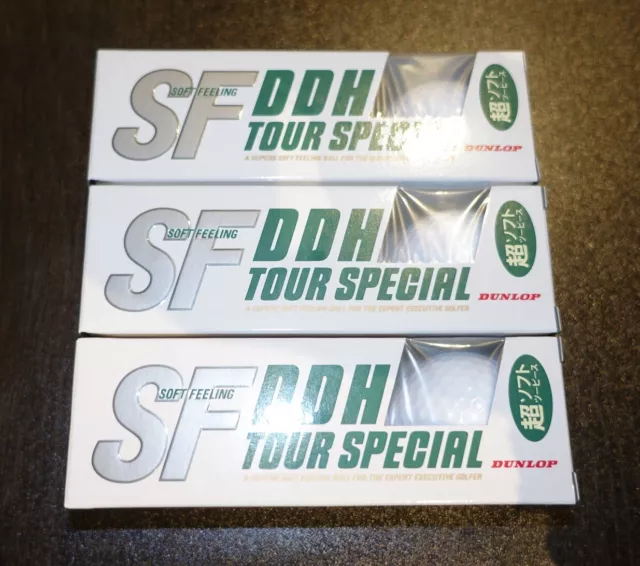 DUNLOP Golf Ball DDH Tour Special SF 3 x 3 Packets - 9 Golf Balls included JAPAN