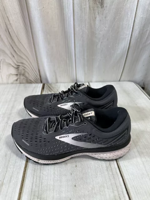 Brooks Womens Ghost 13 Running Shoes Gray Athletic Jogging Sneakers Comfort 8W