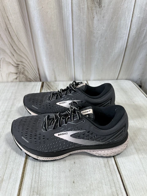 Brooks Womens Ghost 13 Running Shoes Gray Athletic Jogging Sneakers Comfort 8W