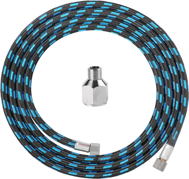 Tubo aerografo SAGUD 6 piedi 1,8 m aria intrecciata nylon con 1/8" 1,8 m/6 piedi