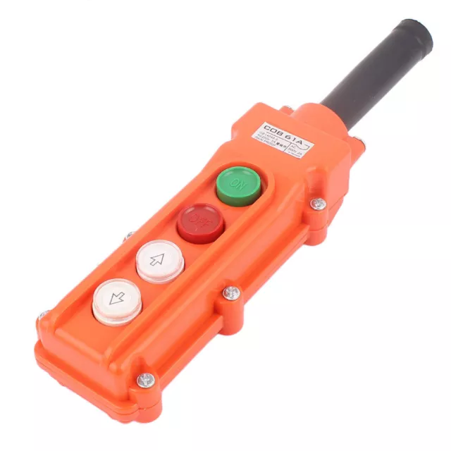 Crane Chain Hoist 4 Way Push Button Switch Pendant Lift Control Station COB61A