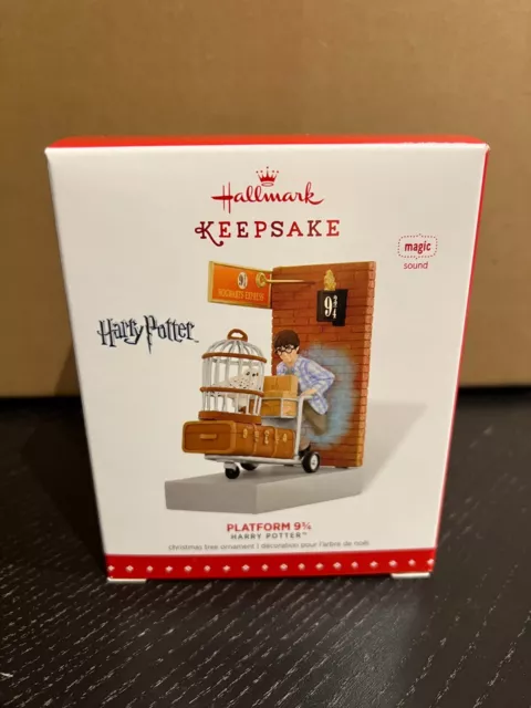 Hallmark Harry Potter Chamber of Secrets Platform 9 3/4 Keepsake Ornament 2003