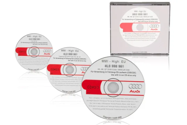 Original Audi MMI Update Software CD für A6 4F C6 A8 4E Q7 4L MMi 2G auf 5570