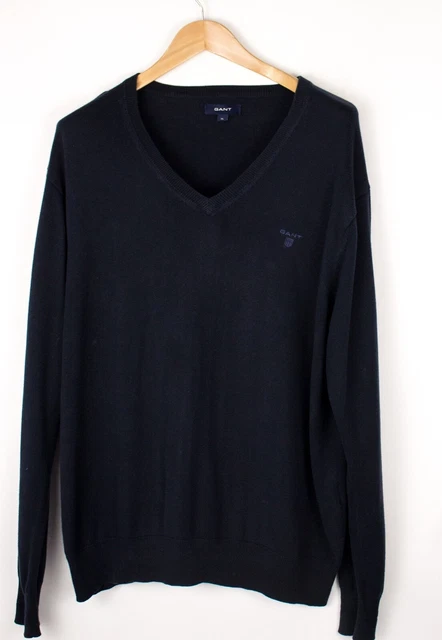 GANT Uomo Casual Maglia Maglione Taglia XL ˆ