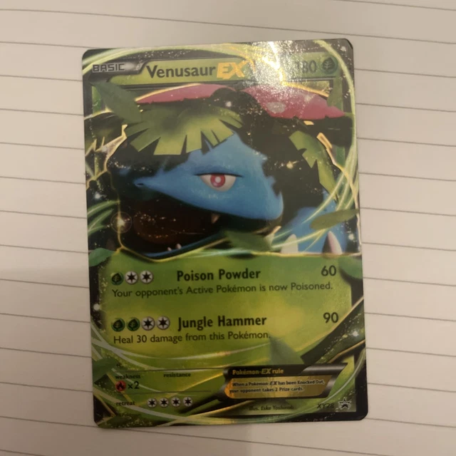 CARTE POKEMON VENUSAUR EX XY28 étoile Noire Promo Demi Art Rare EUR 3
