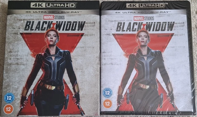 BLACK WIDOW 4K Ultra Hd + Blu-Ray + Slip Cover New & Sealed Scarlett