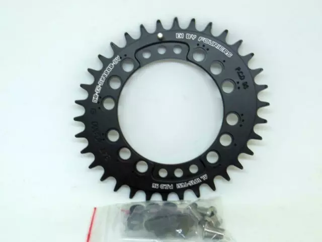 Fouriers MTB Bike Oval Single 34T Chainring BCD 96 For Shimano XT M8000 Black