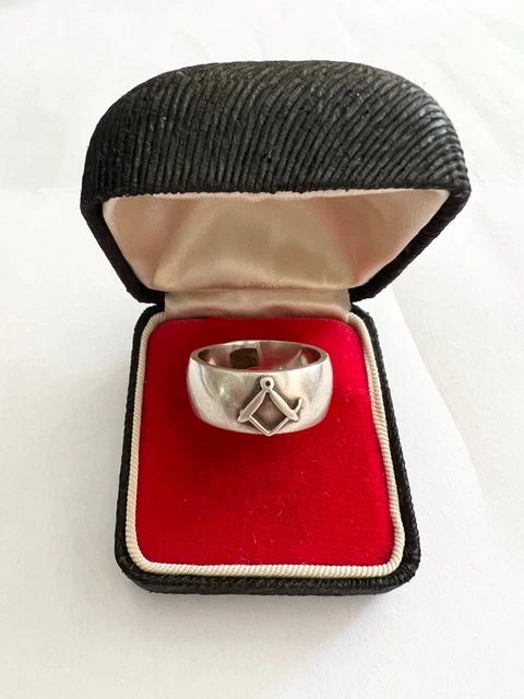 Bague Ancienne En Argent Massif 925 - Modèle Ruban, Taille 54, Bon état
