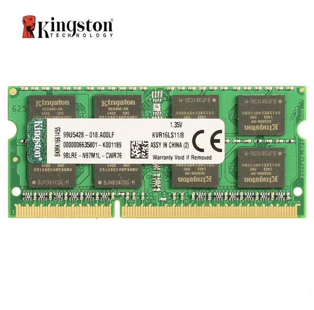 Barrette Mémoire Kingston 8Go DDR3 1600MHz Pour PC Fixe • Occasion Fonctionnelle • Garantie
