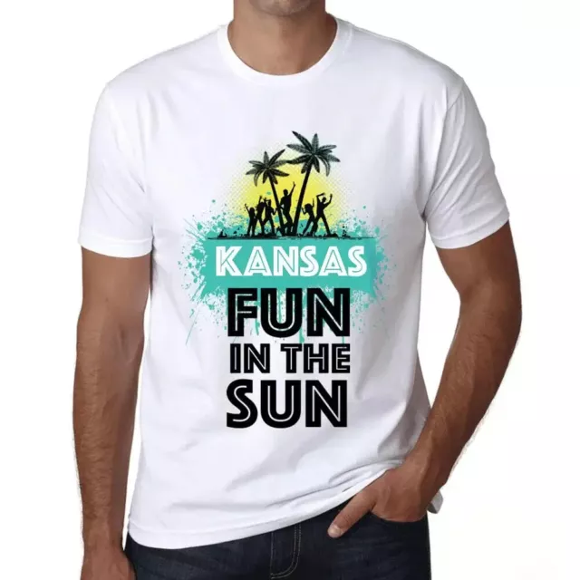 Men's Graphic T-Shirt Fun In The Sun In Kansas Eco-Friendly Limited Edition