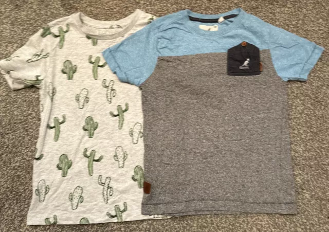 pre-owned 2x boys t-shirtd size 9-10yrs