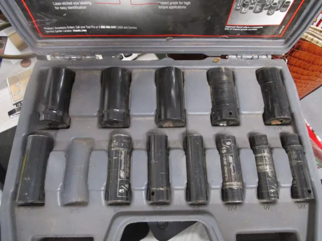 Ingersoll Rand SK4H13L Impact Socket Set- 1/2" Drive Size 12 Piece. 3