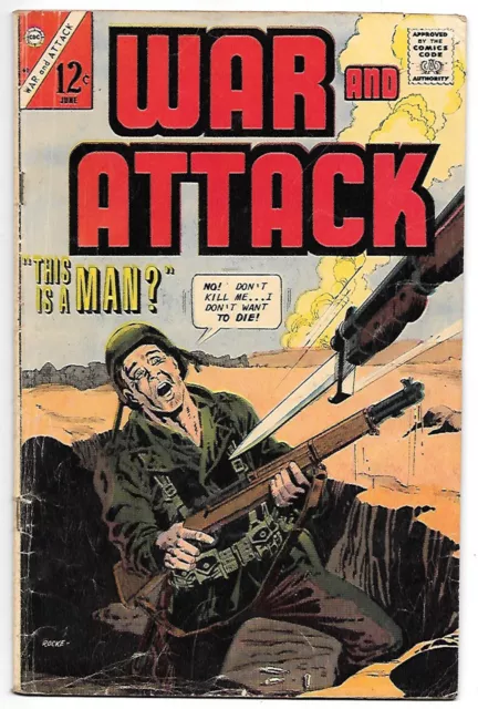 War and Attack #60 (Charlton 1967) fine 6.0