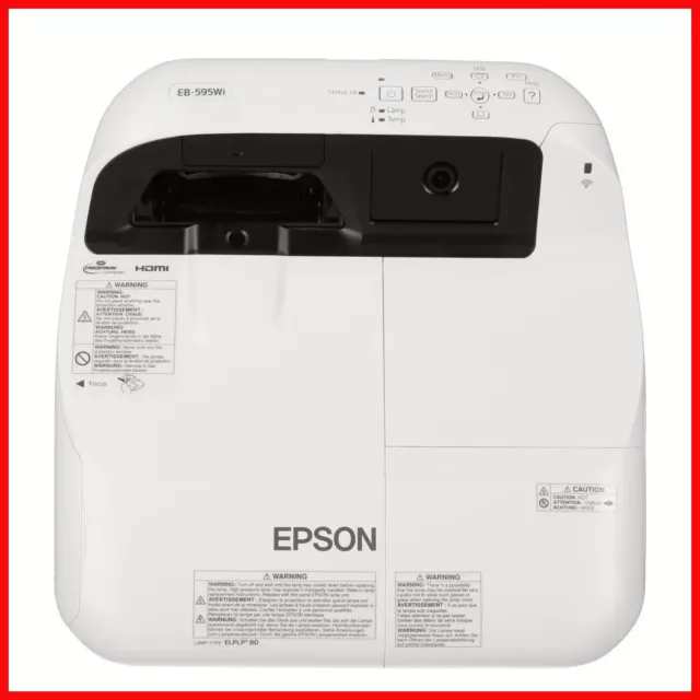 Epson EB-595Wi Short Throw Projector with Lamp