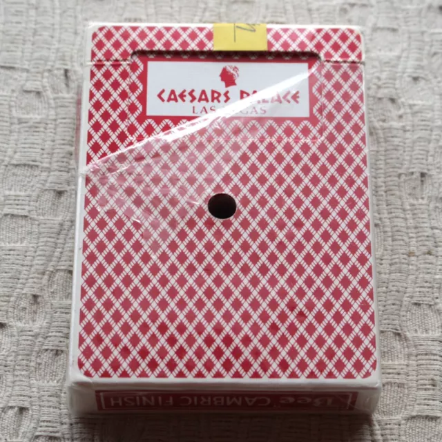Caesars Palace Las Vegas Sealed Used In Play Bee Casino Playing Cards