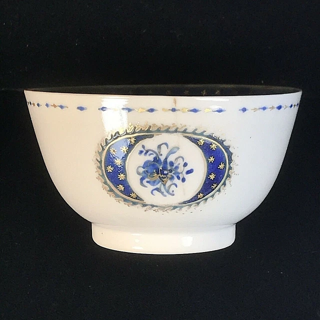 Antique Chinese Export Porcelain Tea Bowl Cup ~ 18th / 19th Century ~ 1790-1810