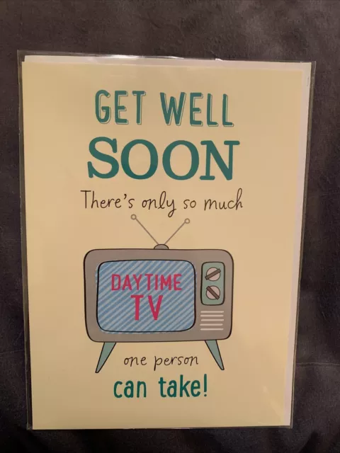 Get Well Soon card new in cellophane. New