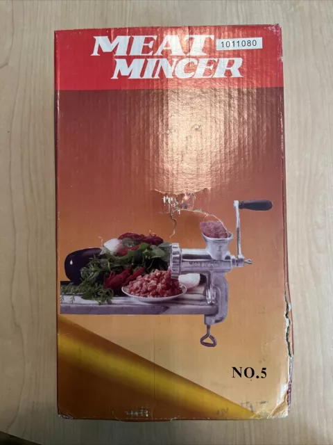 Hand Operated MEAT MINCER, No. 5.