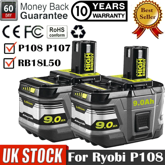 Ryobi clearance batteri rb18l50
