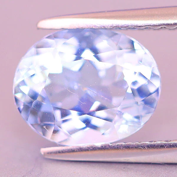 1.34ct 8x6mm Deep SANTA MARIA BLUE!Natural Untreated AQUAMARINE Brazil Stunner