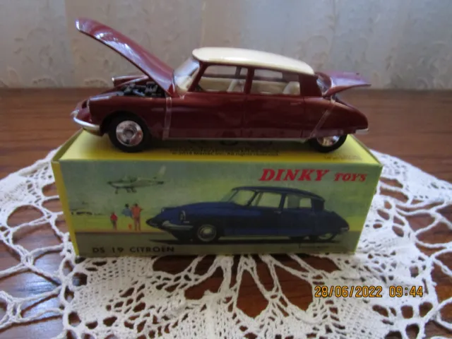 Voiture Ds 19 Dinky Toy Atlas Dinky Toys530 Neuf  Capot Et Malle Ouvrants