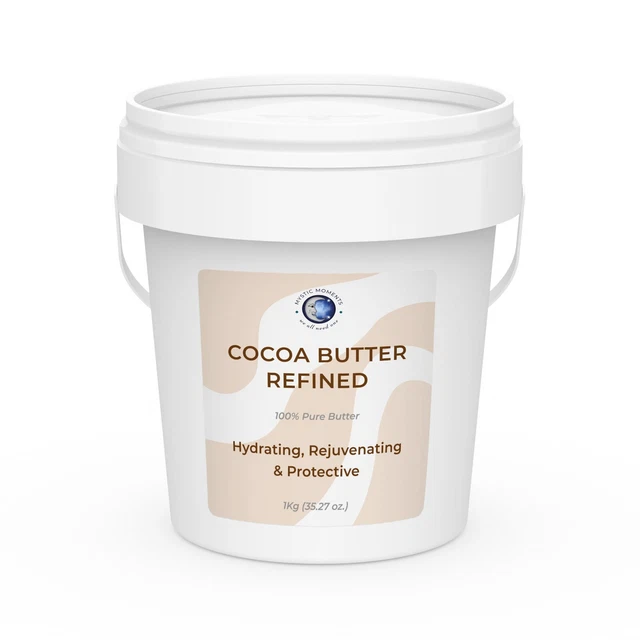 Beurre De Cacao Pur 100% Naturel 200g – Anti-vergetures, Peaux Sèches