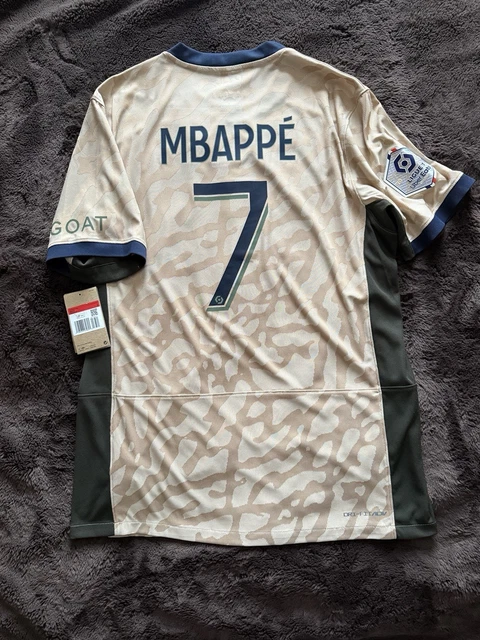 Flocage officiel - PSG, Mbappé, 2023/2024, third