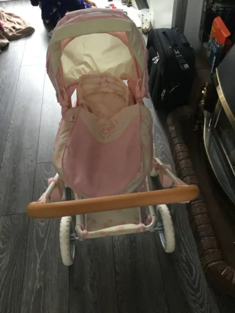 BABY ANNABELL DOUBLE Lamb Pram Pushchair Buggy Zaps Zapf