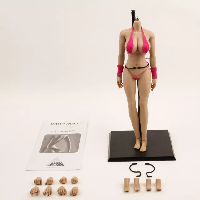 JIAOU DOLL JOQ-10E 1/6 XL Bust Female Plump Action Figure Body For 12  Phicen $65.20 - PicClick