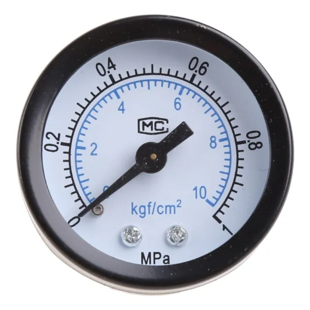 Upgraded Pressure Gauge 1/8" Thread Mini Pressure Gauge Meter Range 0-1.0 Mpa-
