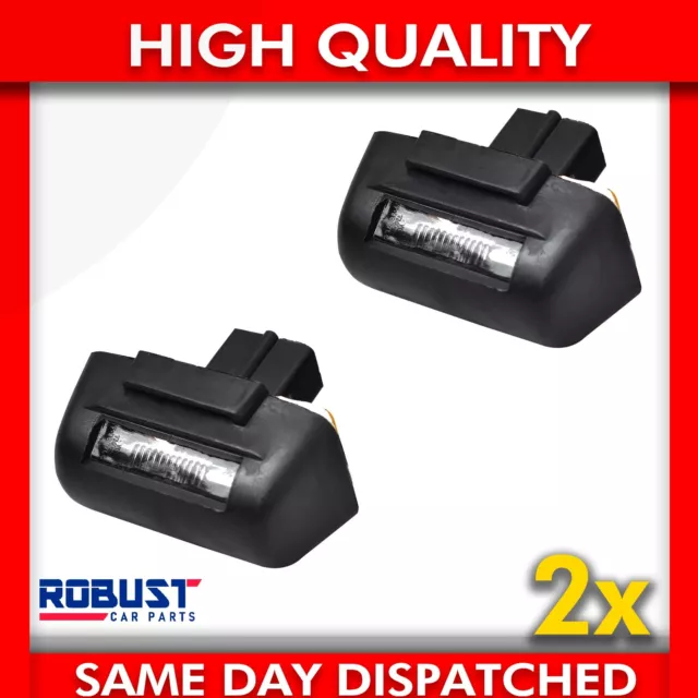 2X For Transit Rear Back Number Plate Light Mk5 Mk6 Mk7 1732840 (1995-2014)