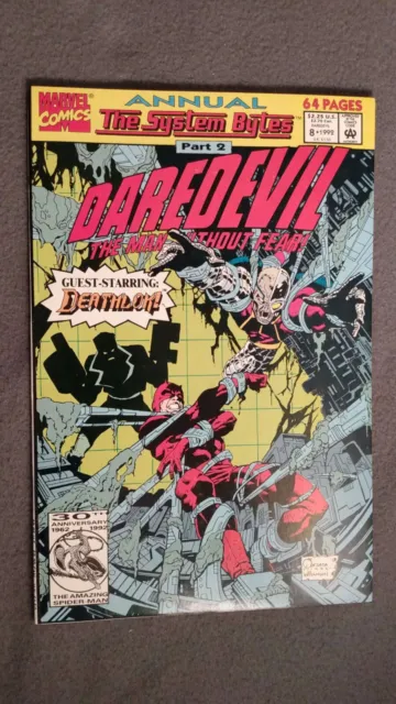 Daredevil Annual #8 System Bytes Part 2 Deathlok (1992) VF-NM Marvel Comics
